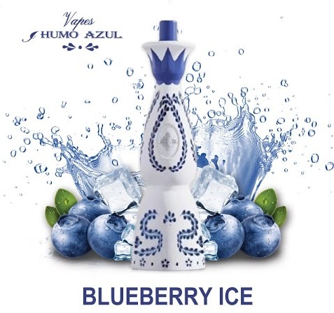 Humo Azul 15000 Puffs Vape - Borůvkový led: Chladivý zážitek v českém vapingu